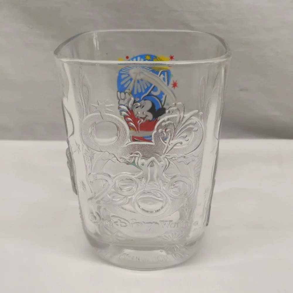 McDonalds 2000 Walt Disney World Epcot Glass Fantasia Wizard Mickey Mouse - Picture 3 of 7